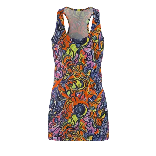 Molten Pop on a Racerback Dress
