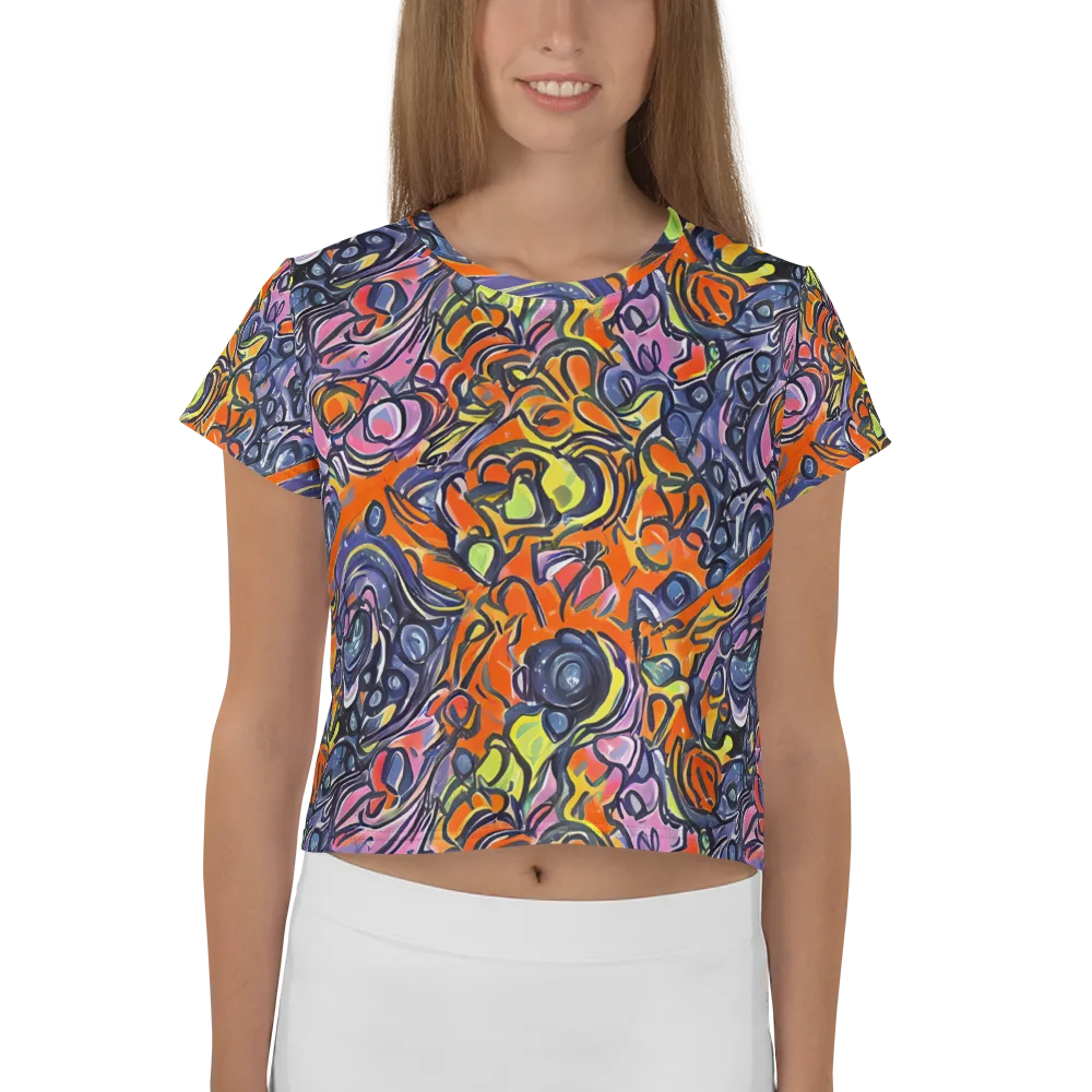 Molten Pop on Crop Tee — Front