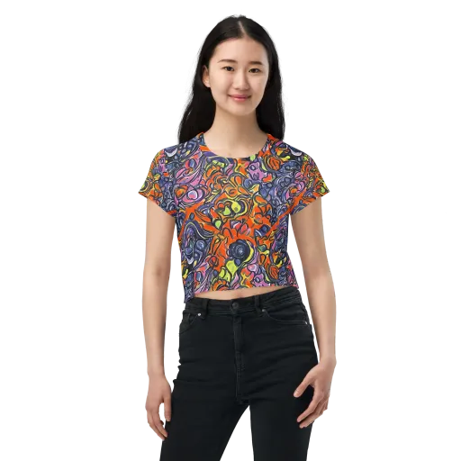 Molten Pop on a Crop Tee