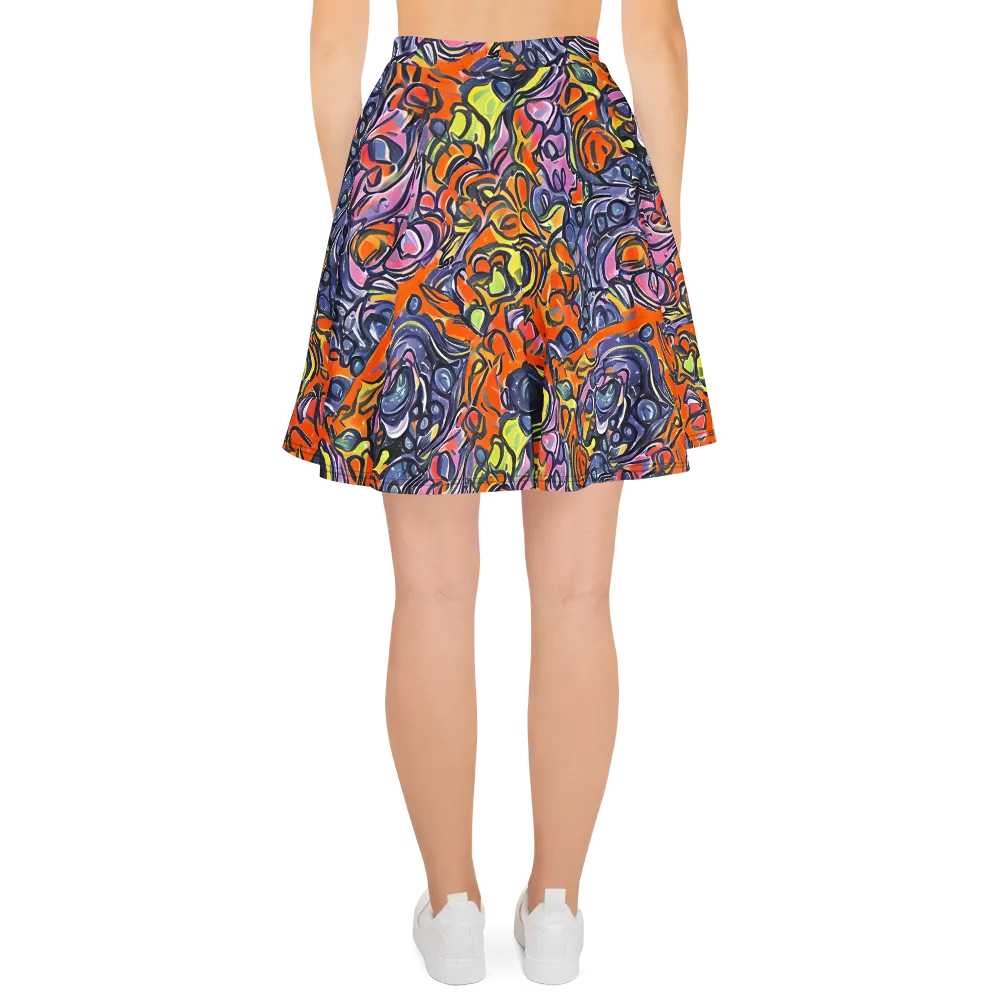 Molten Pop on Skater Skirt — Back