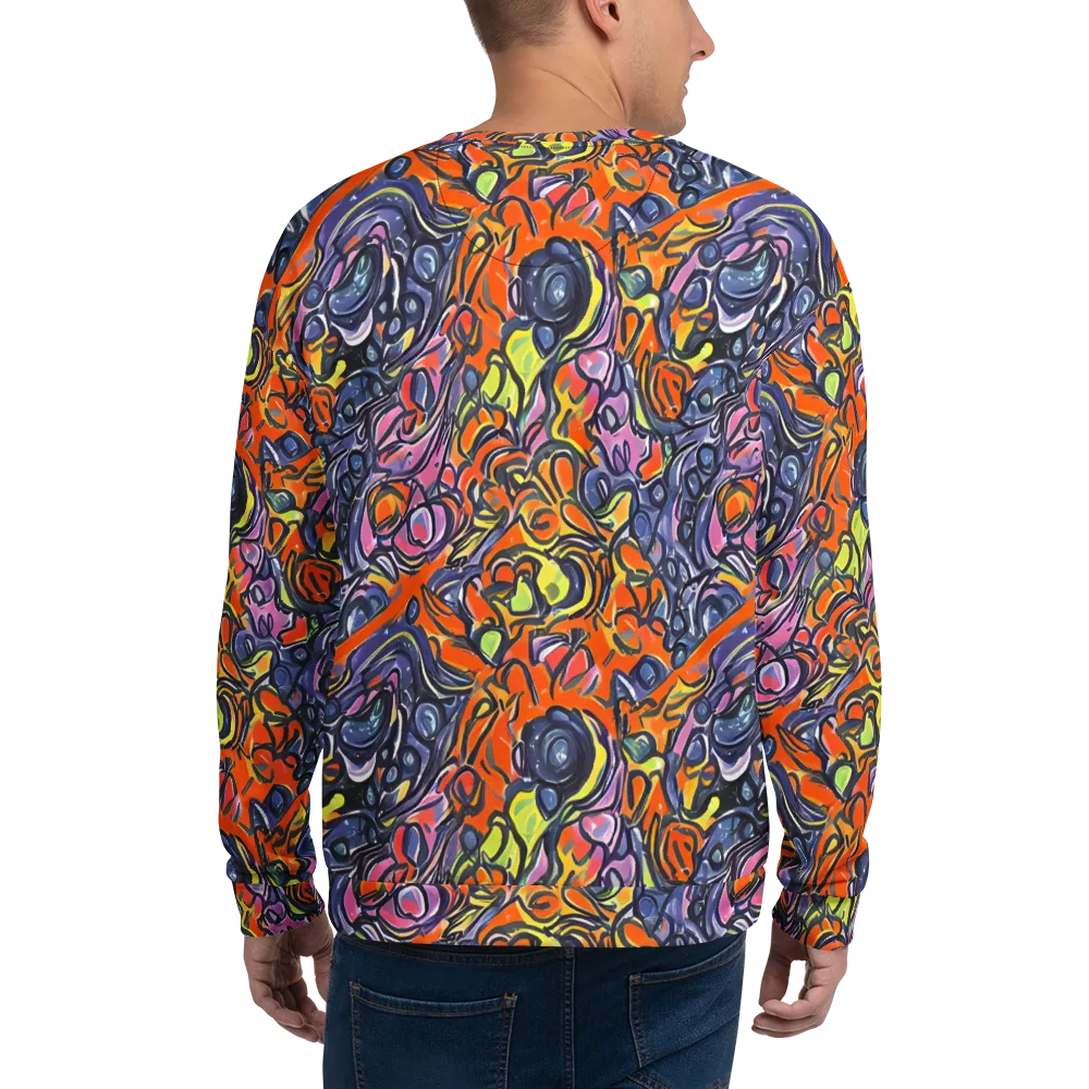 Molten Pop on Sweatshirt — Back