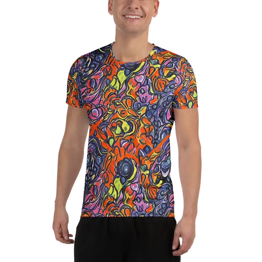 Molten Pop on Men's Athletic T-Shirt — Front
