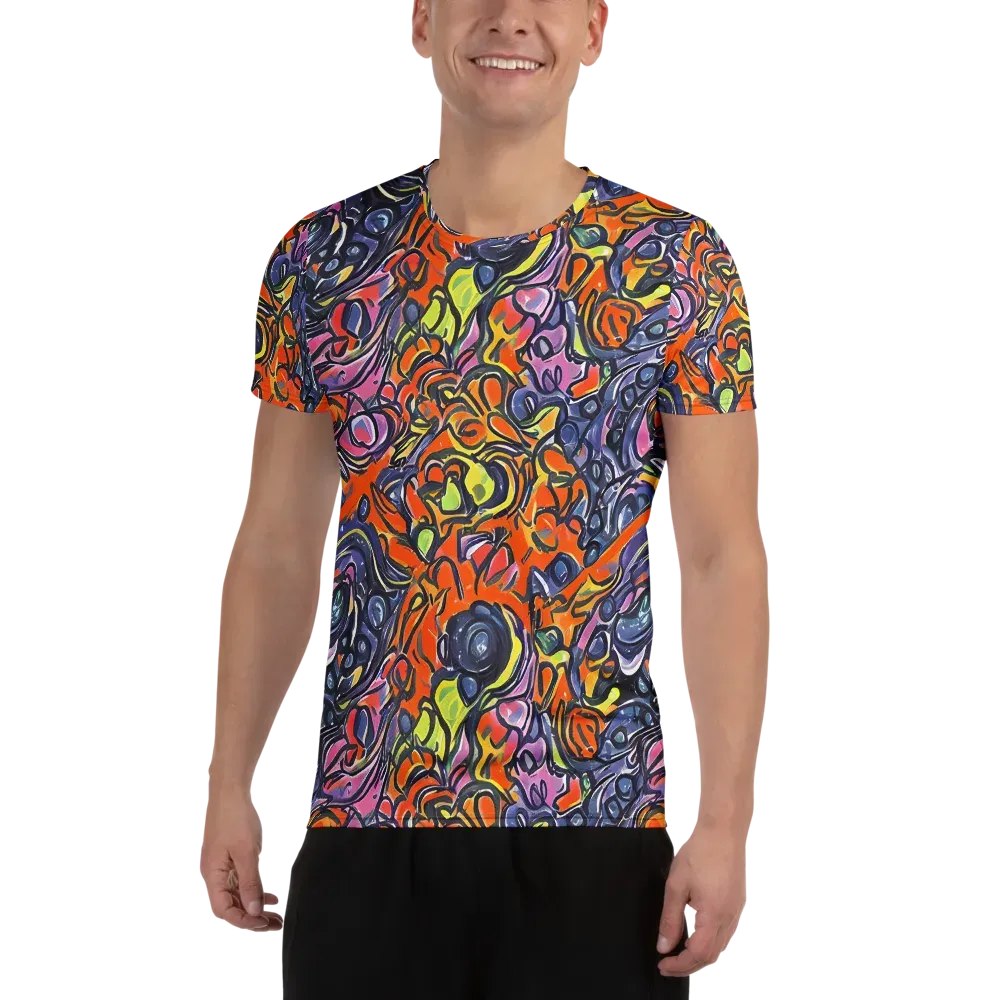 Molten Pop on Men's Athletic T-Shirt — Front