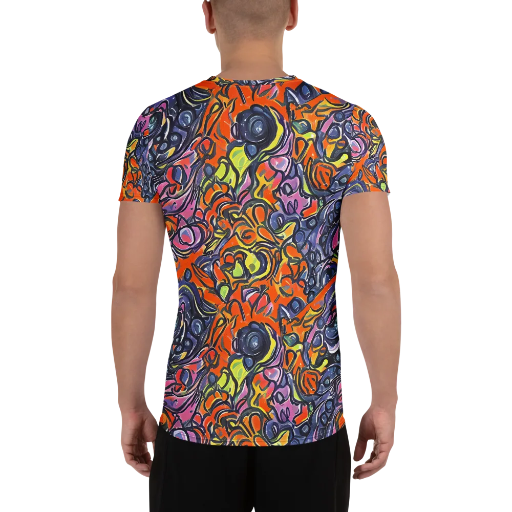 Molten Pop on Men's Athletic T-Shirt — Back