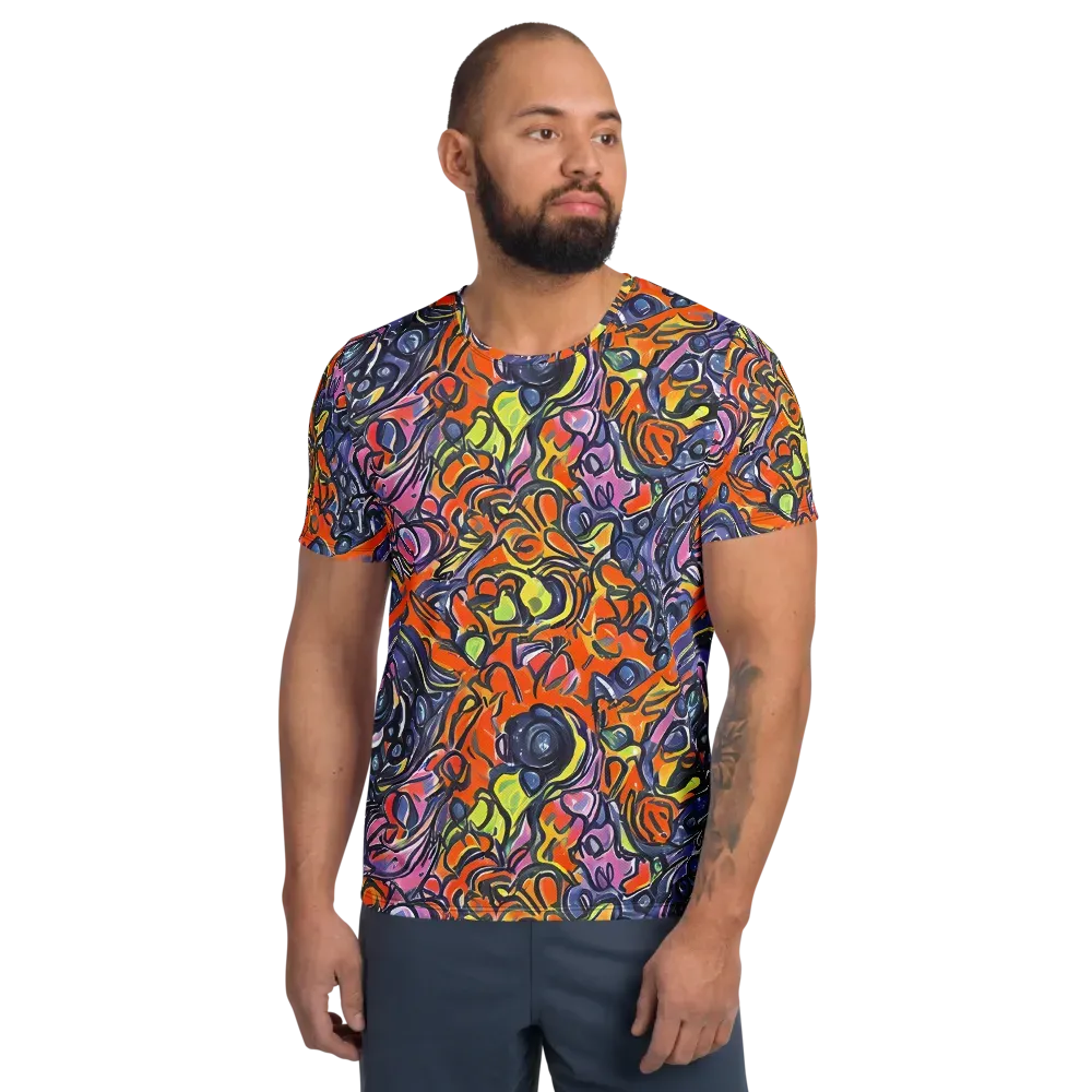 Molten Pop on Men's Athletic T-Shirt — Front
