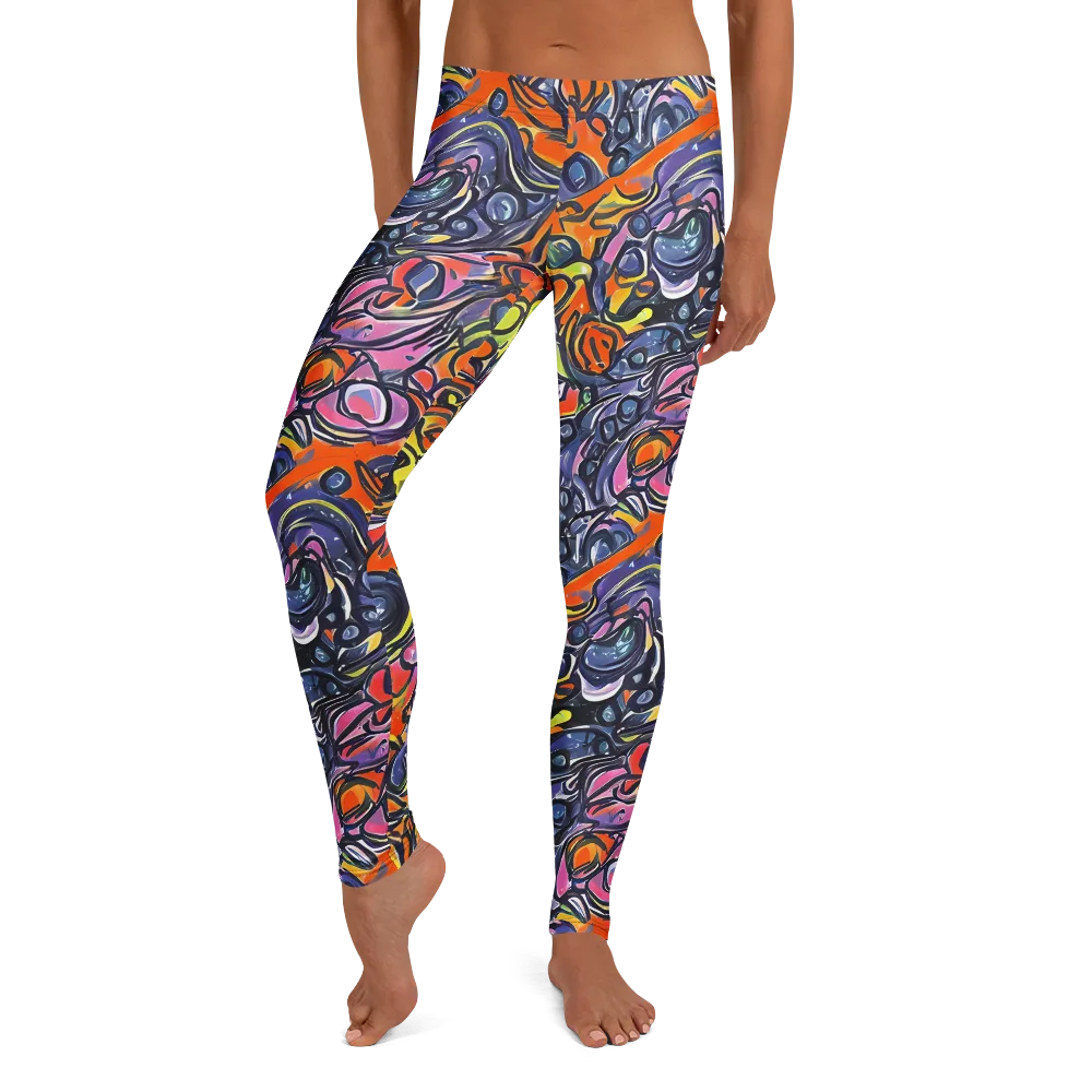 Molten Pop on Leggings — Front