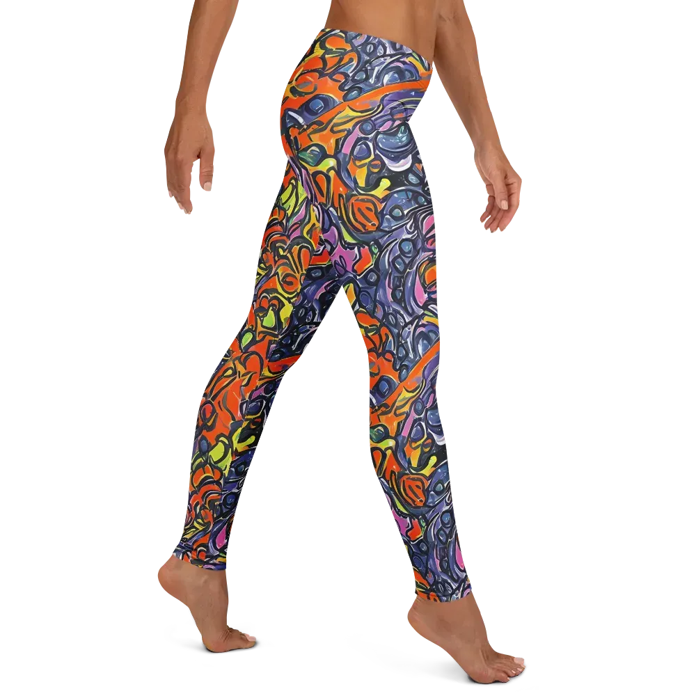 Molten Pop on Leggings — Right