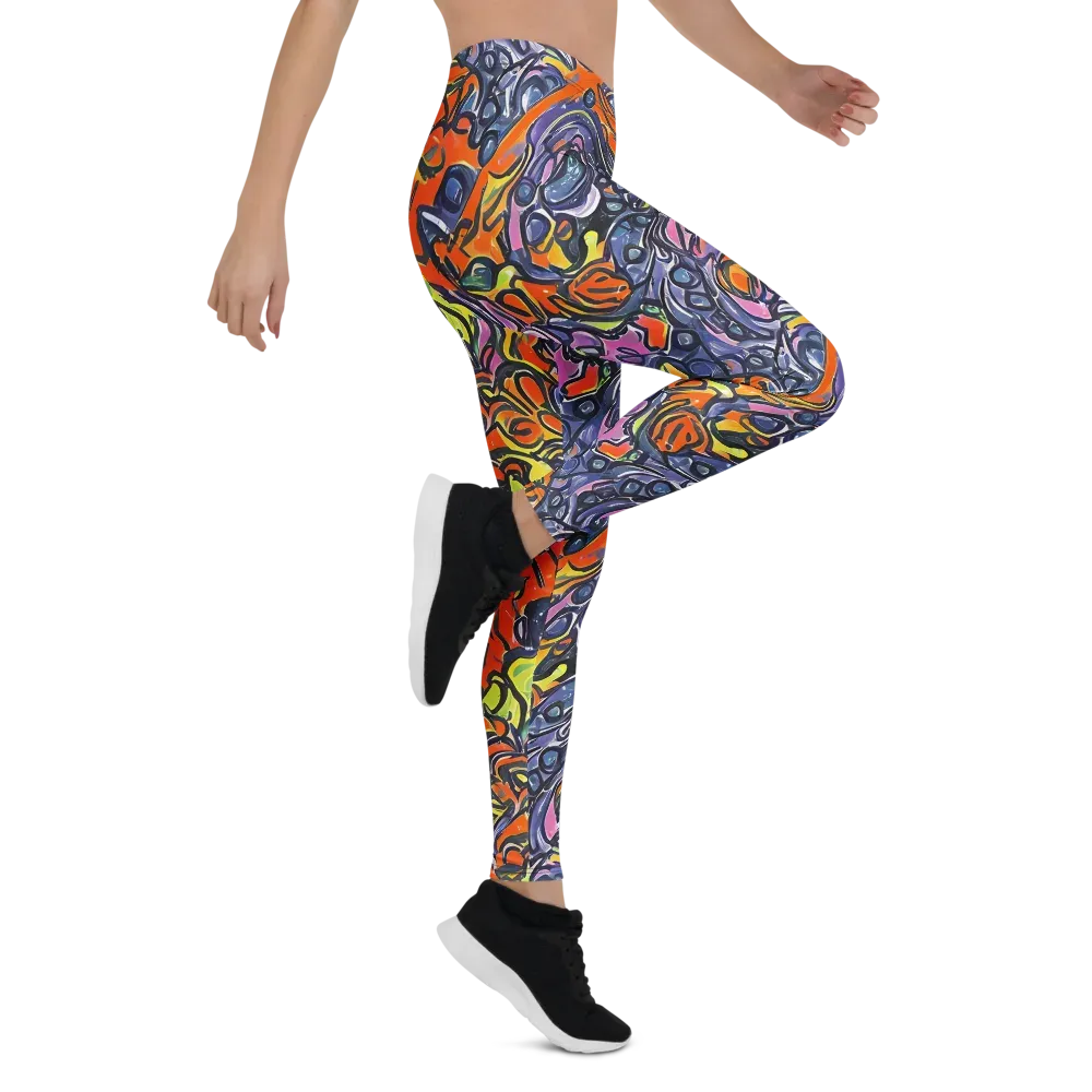 Molten Pop on Leggings — Right