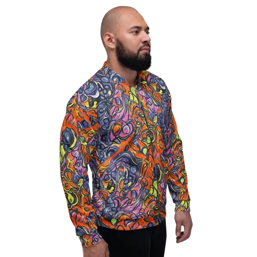 Molten Pop on a Bomber Jacket