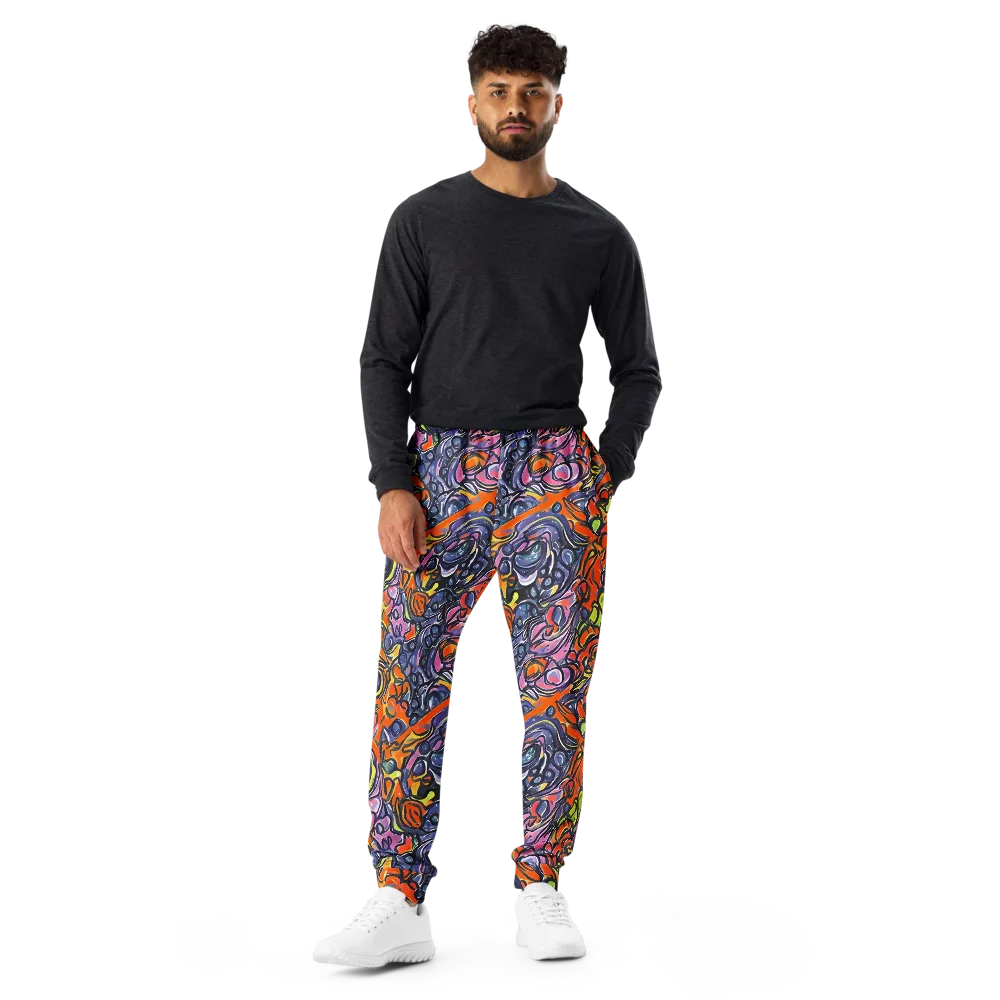 Molten Pop on Men's Joggers — Front