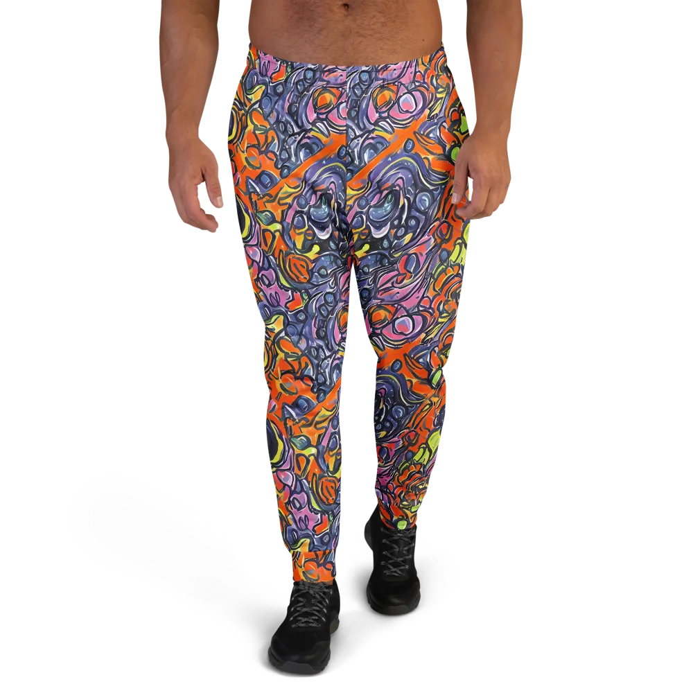Molten Pop on Men's Joggers — Front
