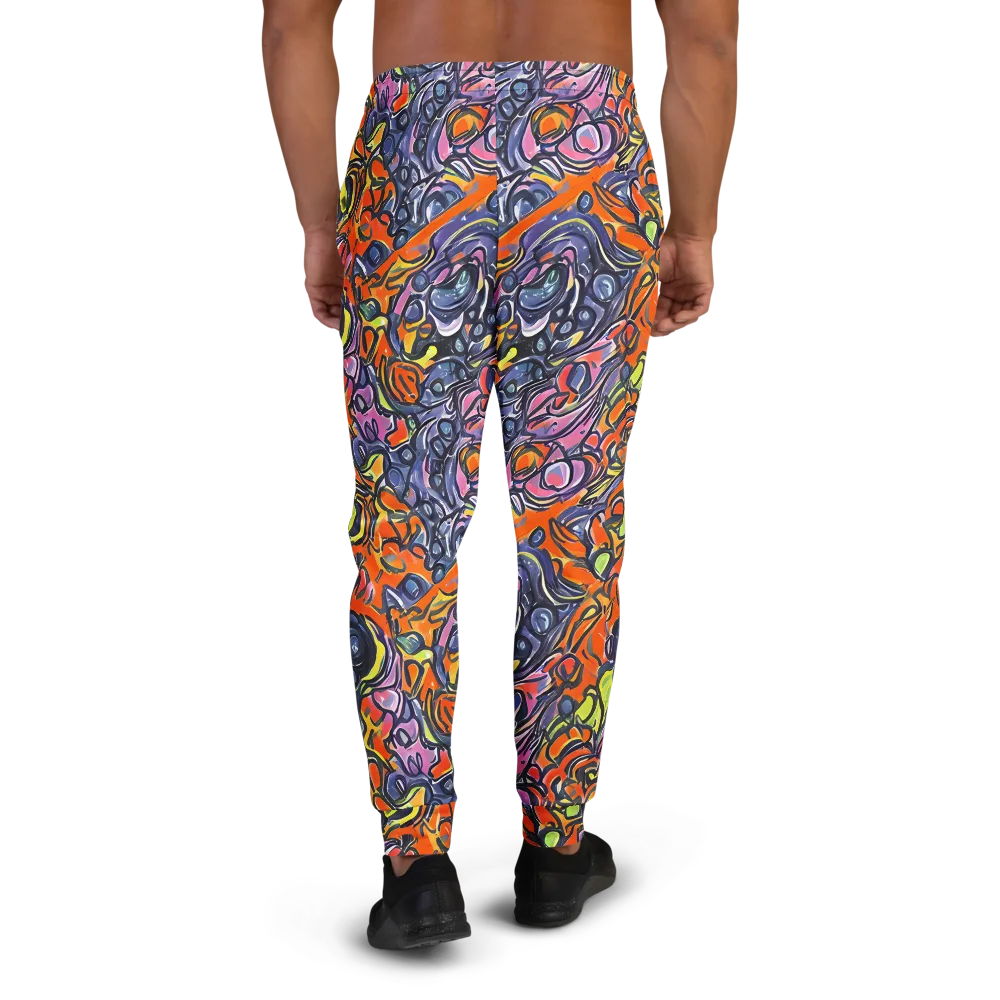 Molten Pop on Men's Joggers — Back