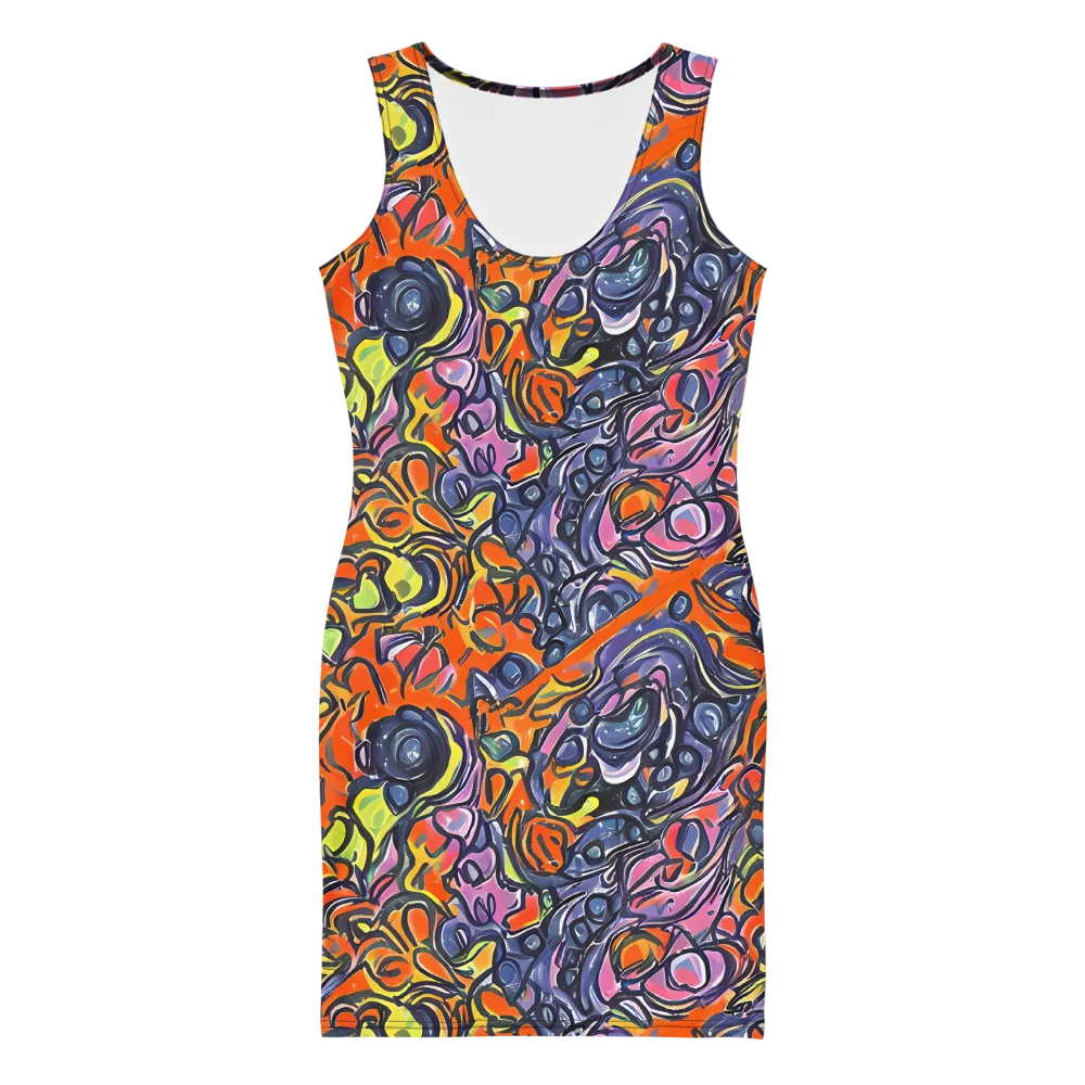 Molten Pop on Bodycon Dress — Front