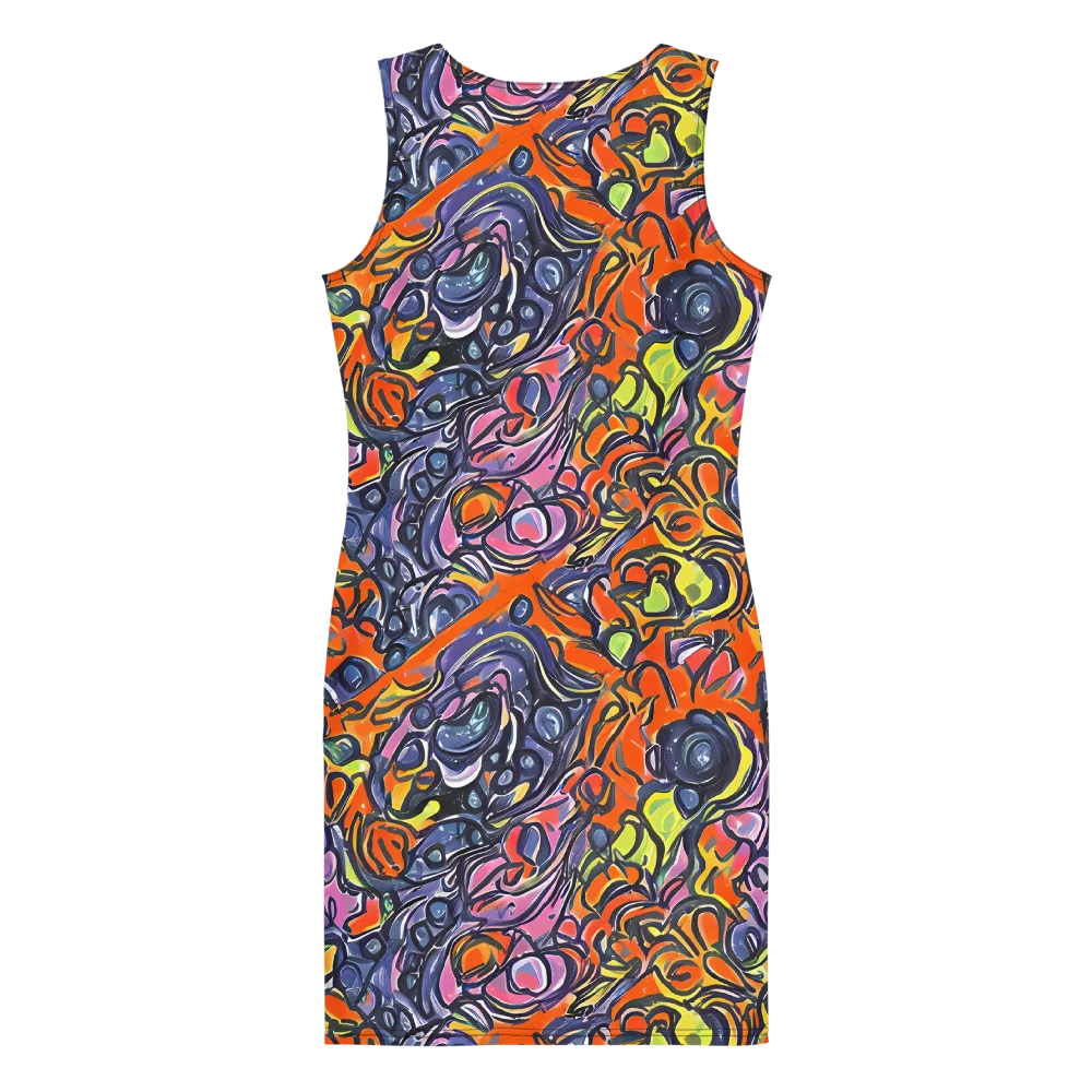 Molten Pop on Bodycon Dress — Back