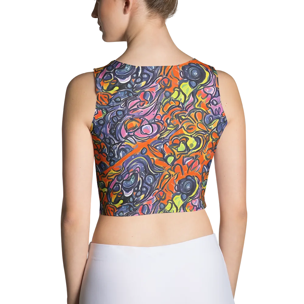 Molten Pop on Crop Top — Back