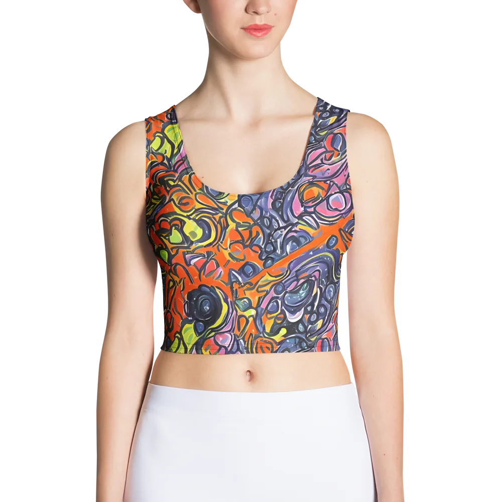 Molten Pop on Crop Top — Front