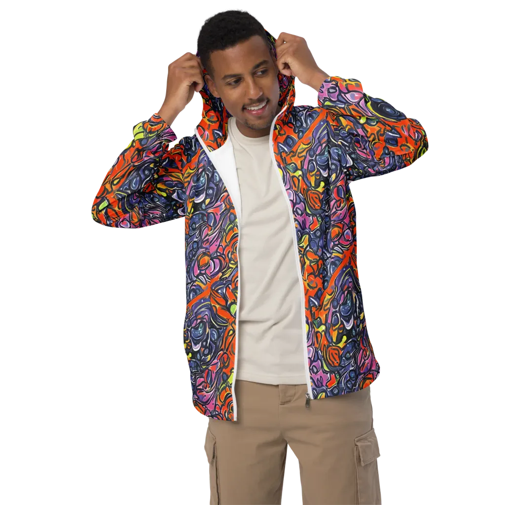 Molten Pop on Men's Windbreaker — Front