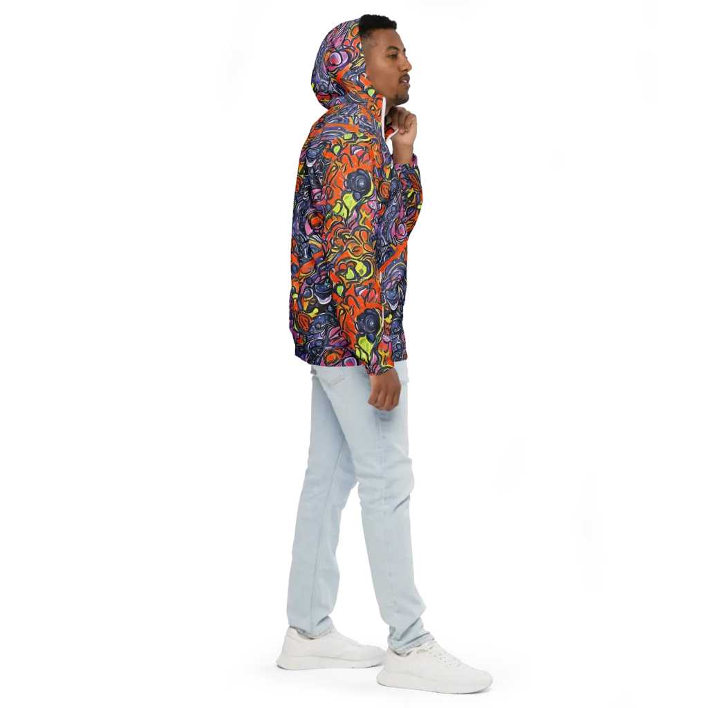 Molten Pop on Men's Windbreaker — Right