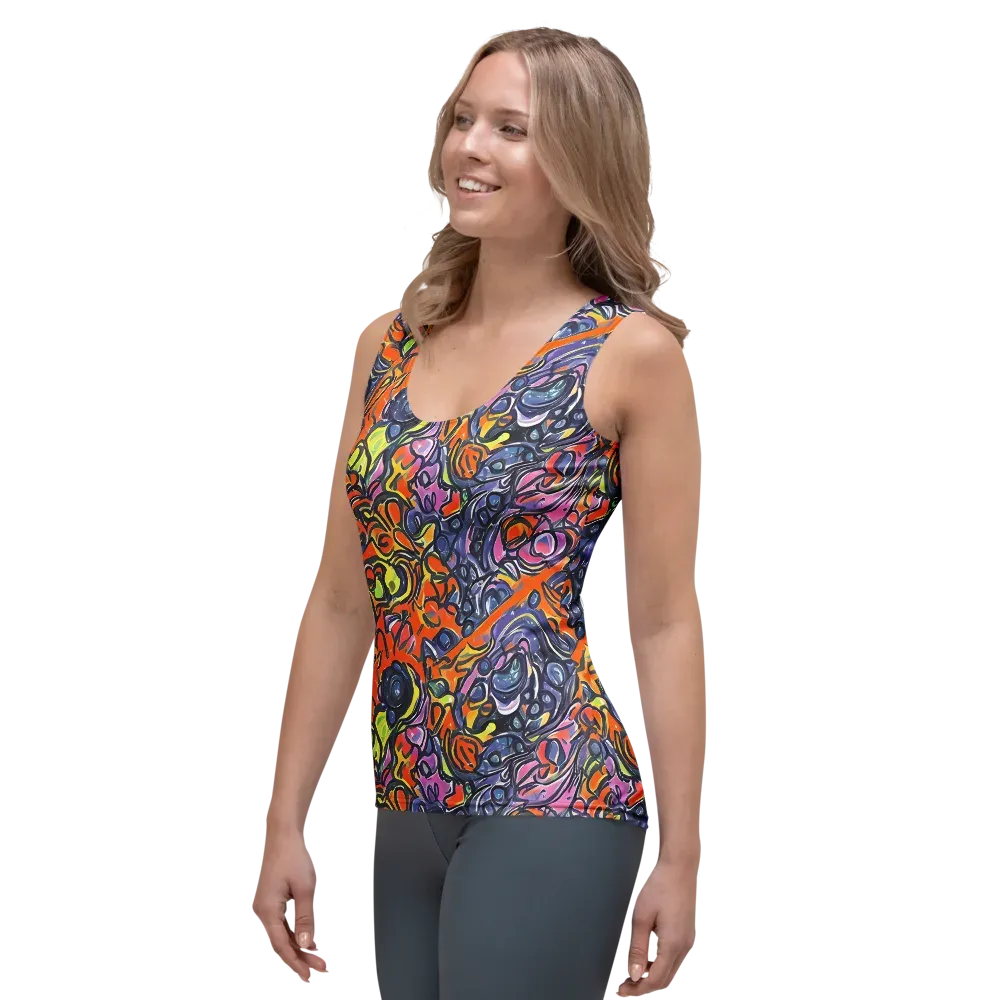 Molten Pop on Women's Tank Top — Left Front