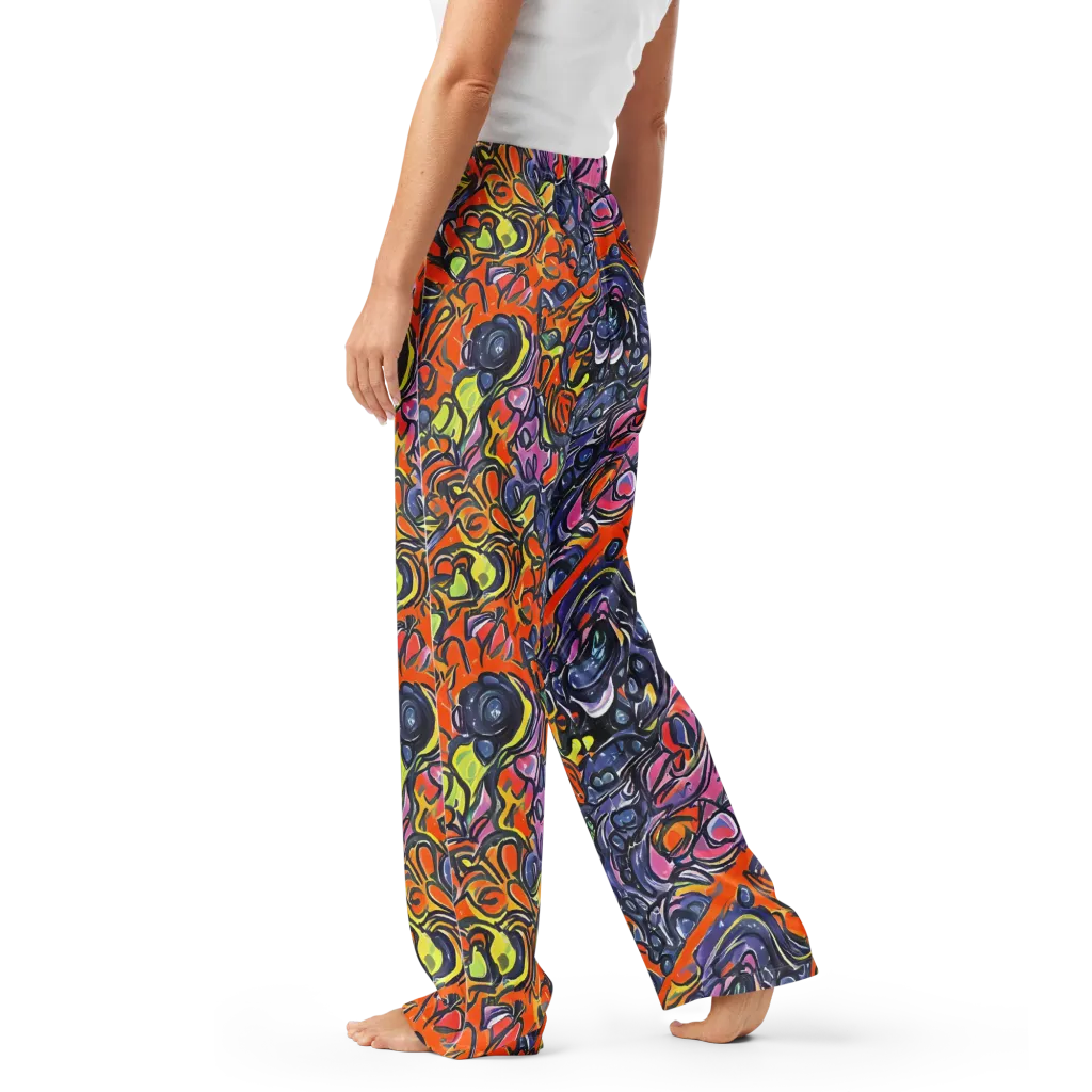 Molten Pop on Women's Pajama Pants — Left