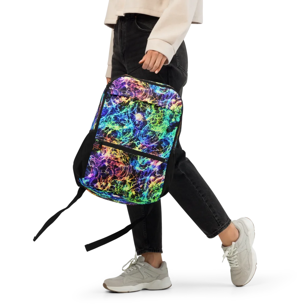 Kaleidoscope Storm on Utility Backpack — Front