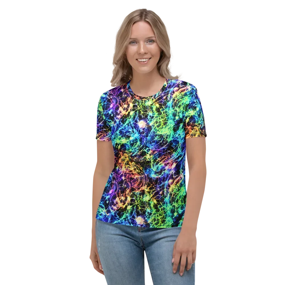 Kaleidoscope Storm on Women's Crew Neck T-Shirt — Front