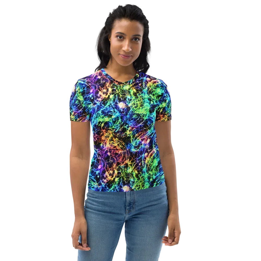 Kaleidoscope Storm on Women's Crew Neck T-Shirt — Front