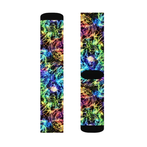 Kaleidoscope Storm on a Socks