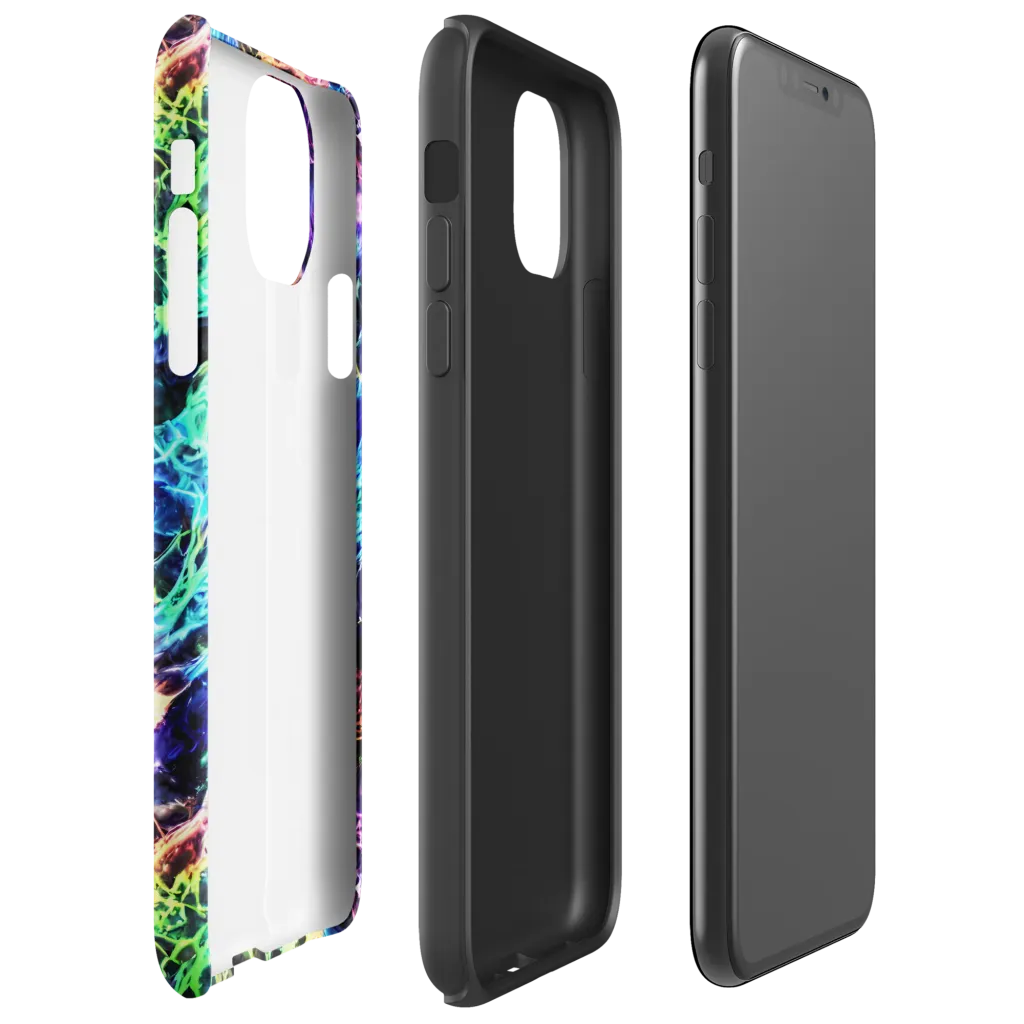 Kaleidoscope Storm on Tough Case for iPhone® — Right
