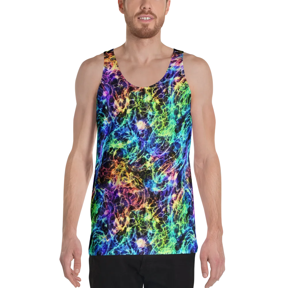 Kaleidoscope Storm on Men's Tank Top — Front