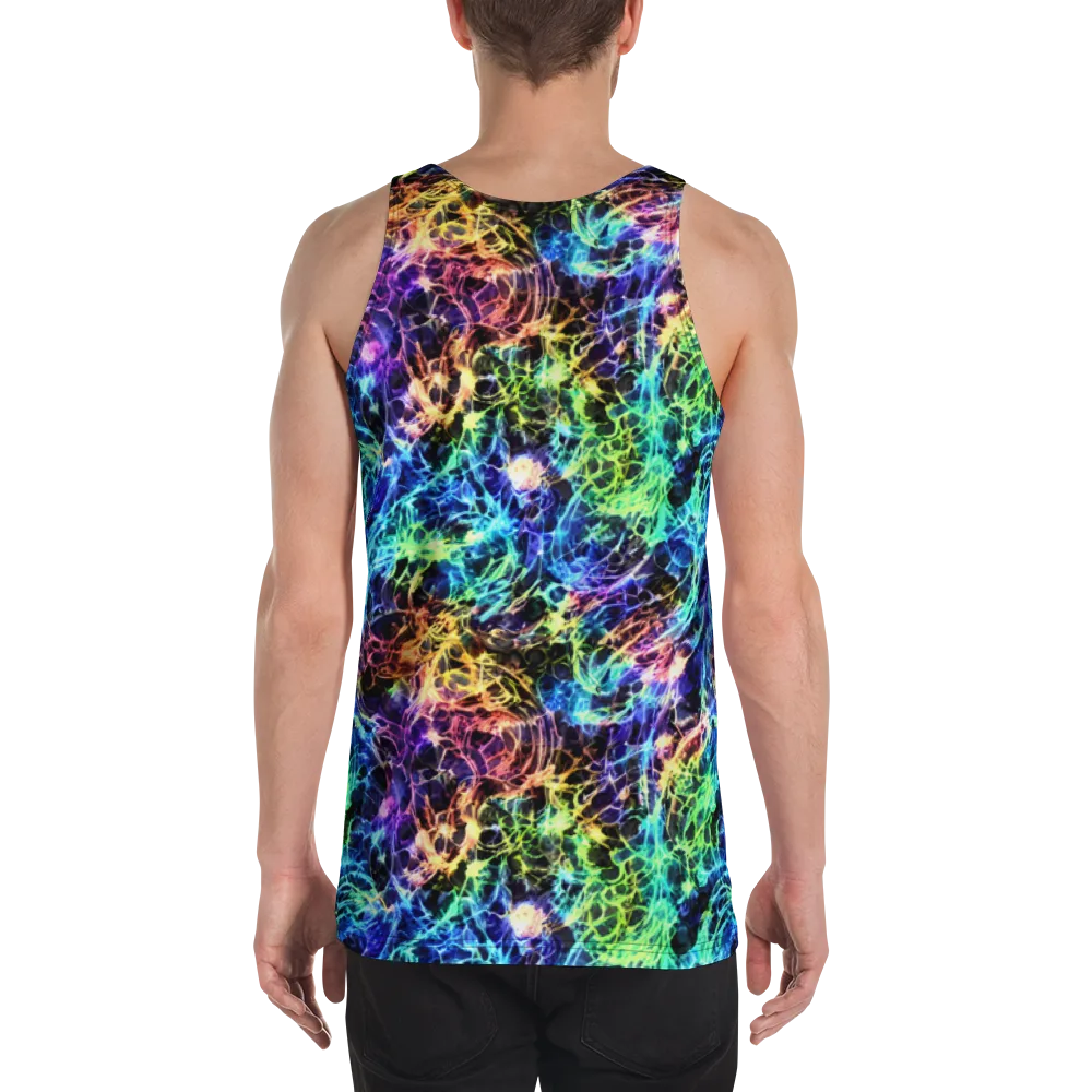 Kaleidoscope Storm on Men's Tank Top — Back