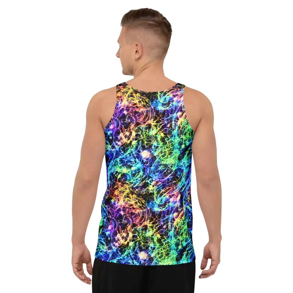 Kaleidoscope Storm on Men's Tank Top — Back