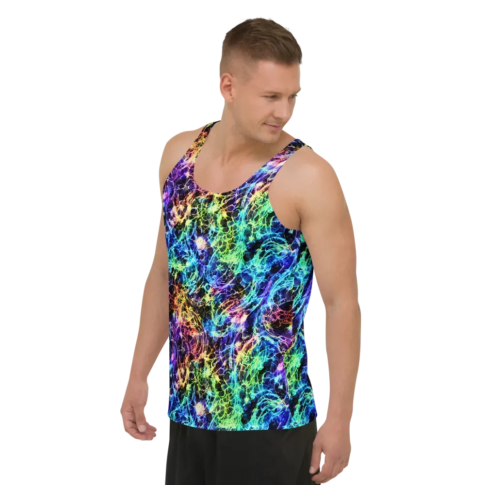 Kaleidoscope Storm on Men's Tank Top — Left Front