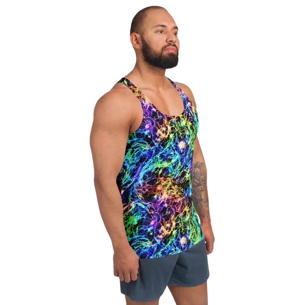 Kaleidoscope Storm on Men's Tank Top — Right Front