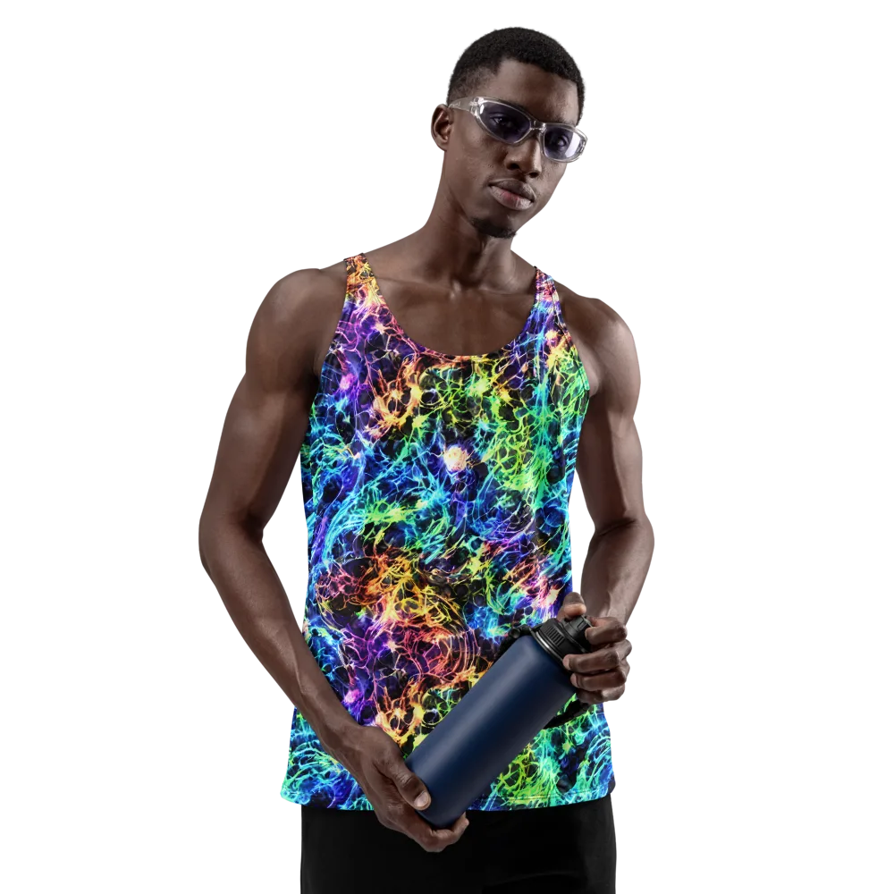 Kaleidoscope Storm on Men's Tank Top — Front