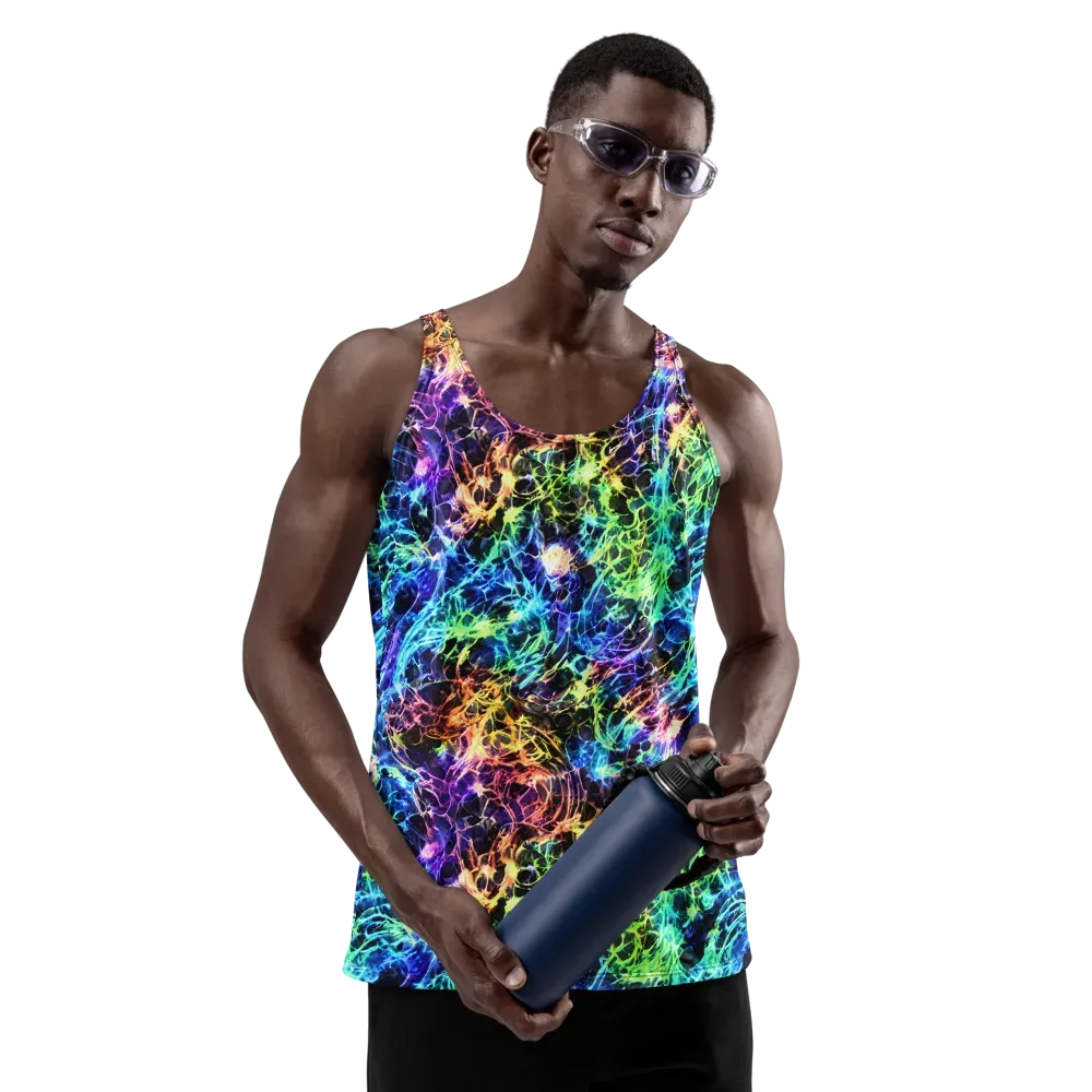 Kaleidoscope Storm on Men's Tank Top — Front