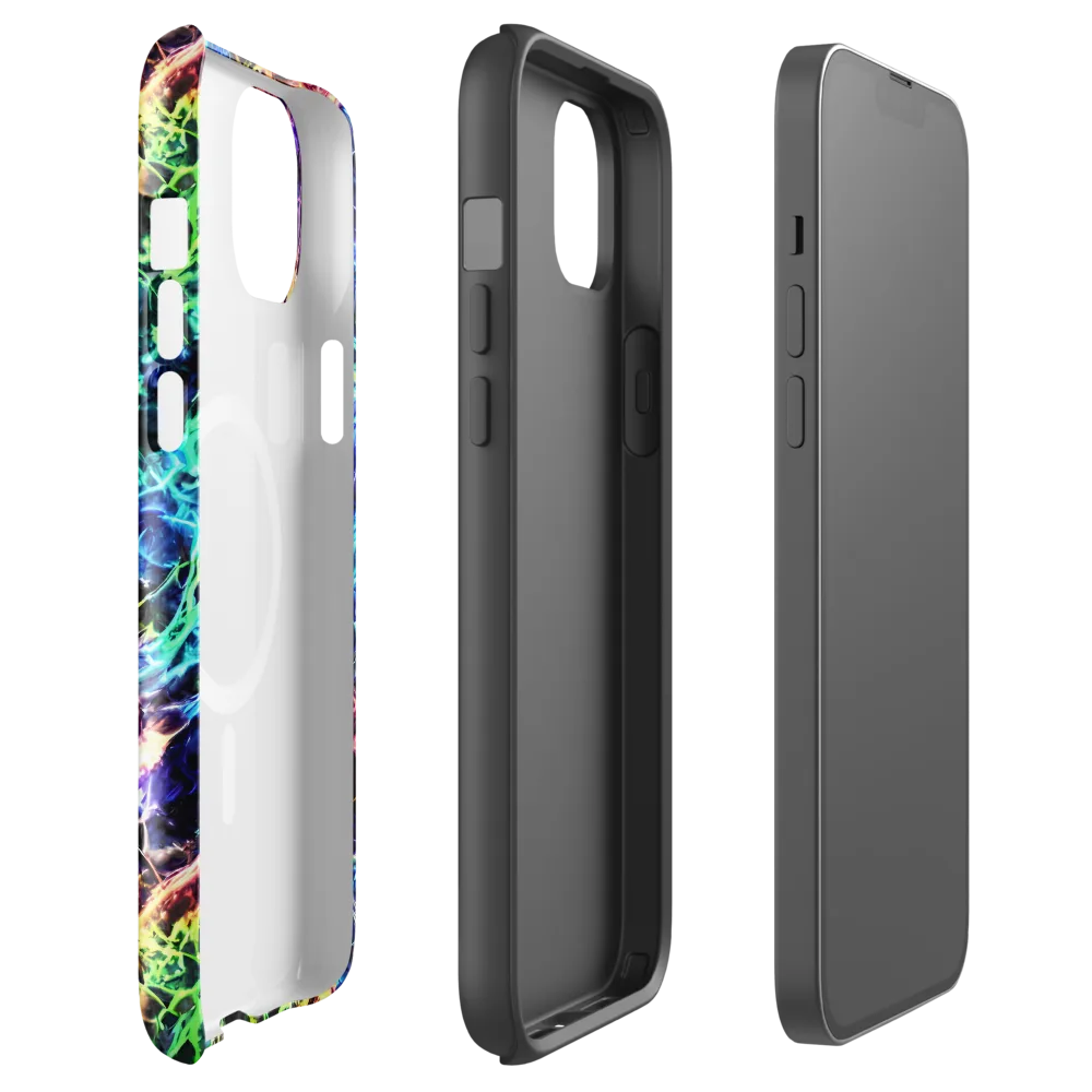 Kaleidoscope Storm on MagSafe Tough Case for iPhone® — Front