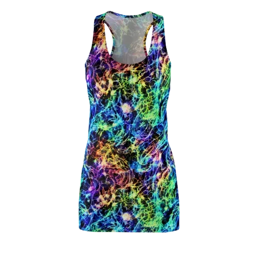 Kaleidoscope Storm on a Racerback Dress