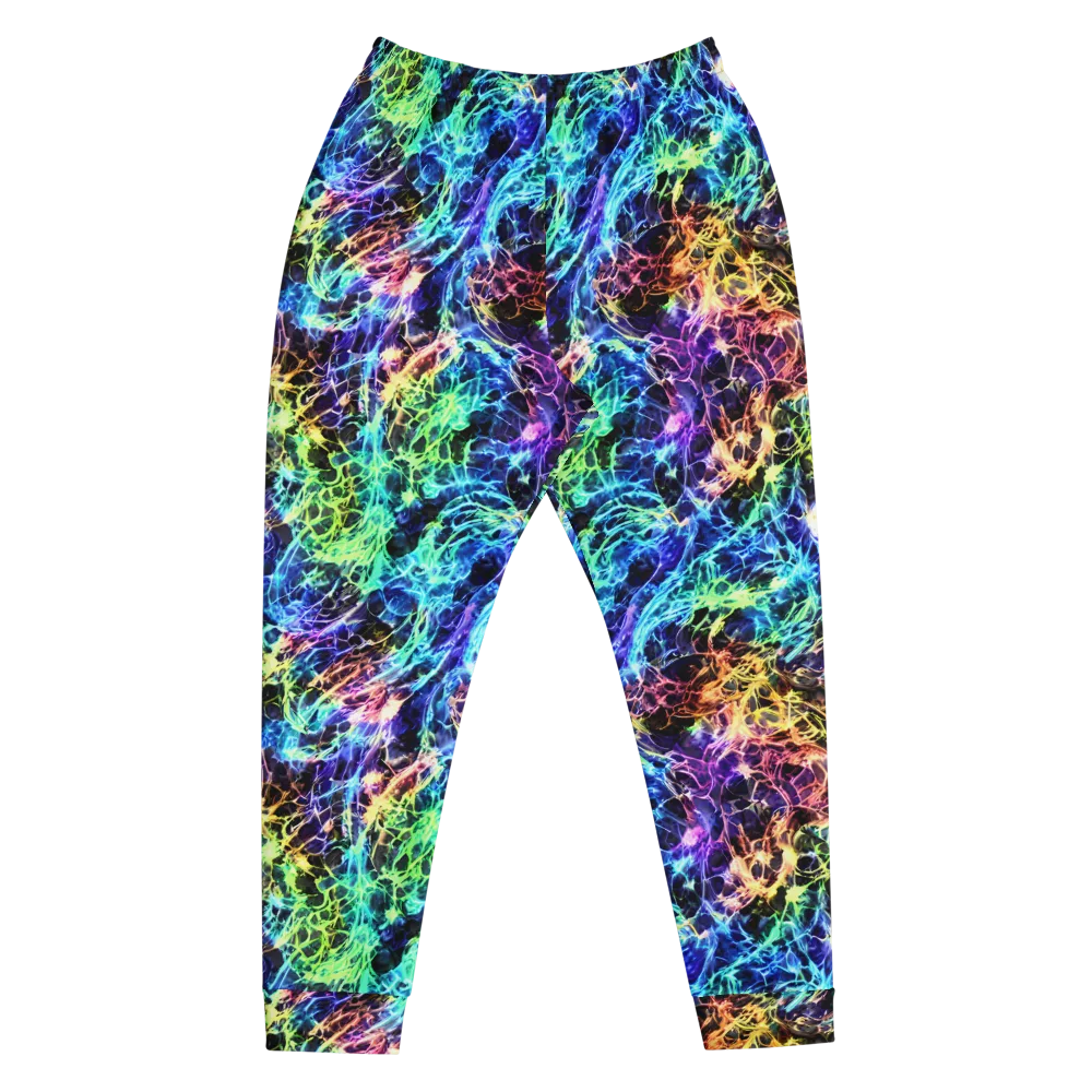 Kaleidoscope Storm on Men's Joggers — Front