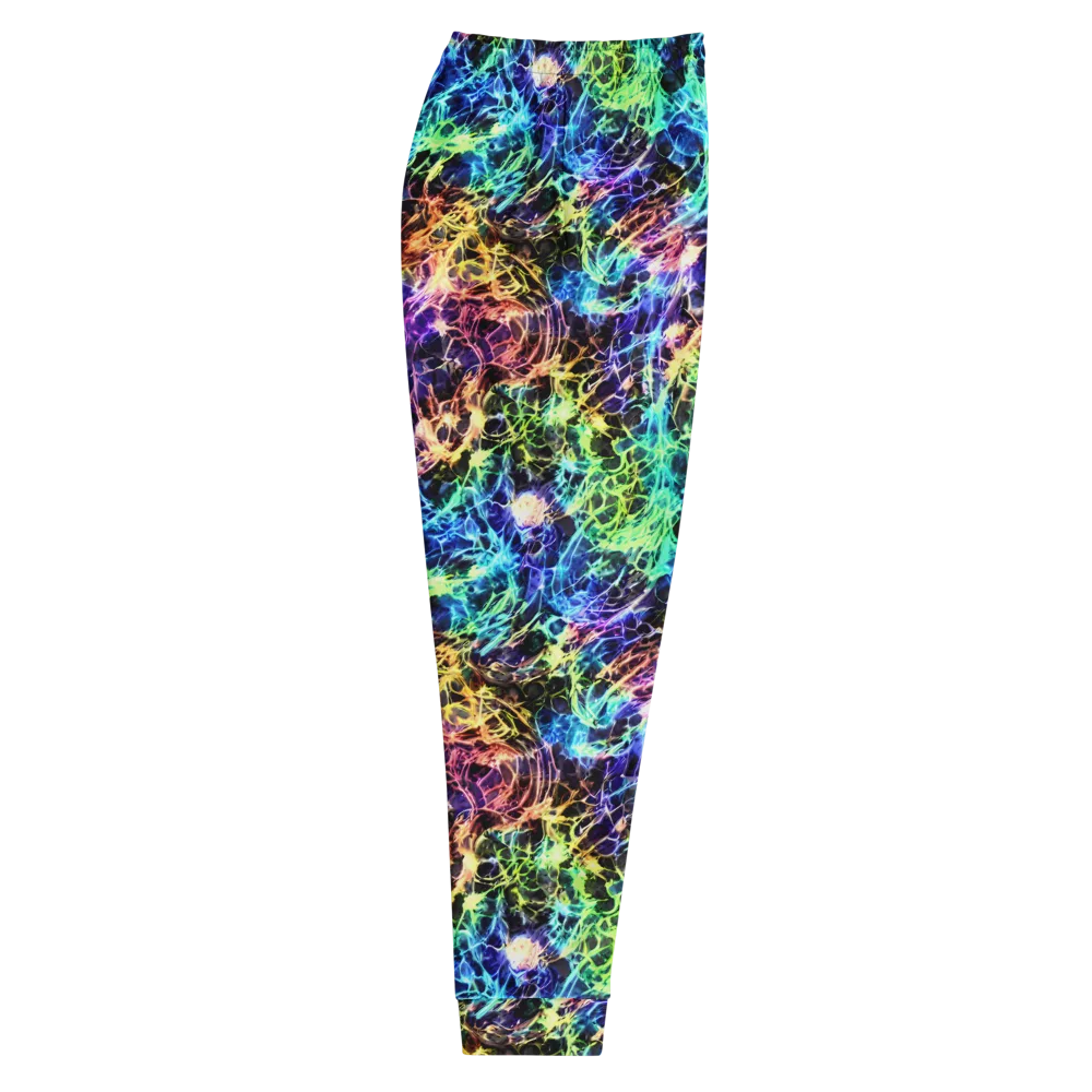 Kaleidoscope Storm on Men's Joggers — Right