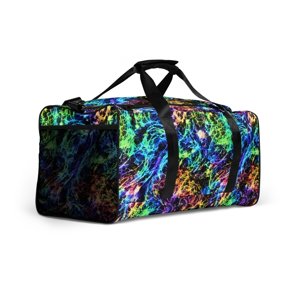 Kaleidoscope Storm on Duffle Bag — Right Front