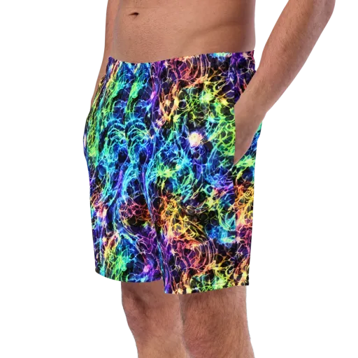 Kaleidoscope Storm on a Swim Trunks