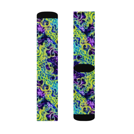 Ultraviolet Maze on a Socks