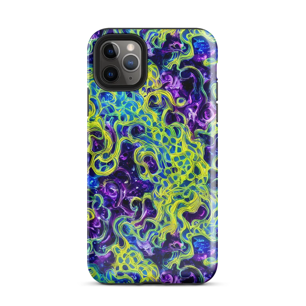 Ultraviolet Maze on Tough Case for iPhone® — Front