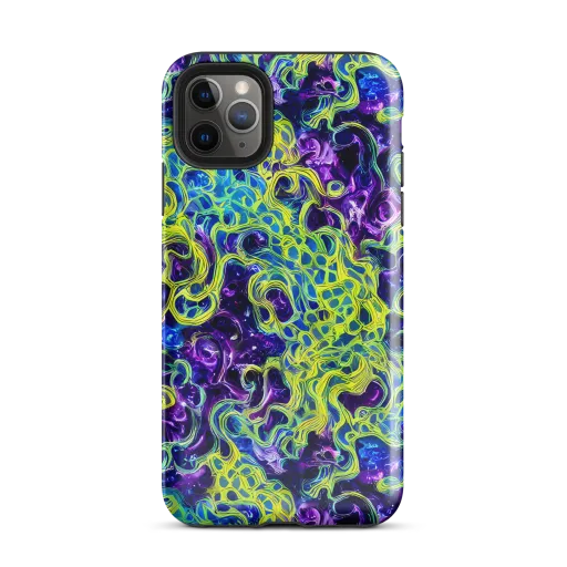 Ultraviolet Maze on a Tough Case for iPhone®