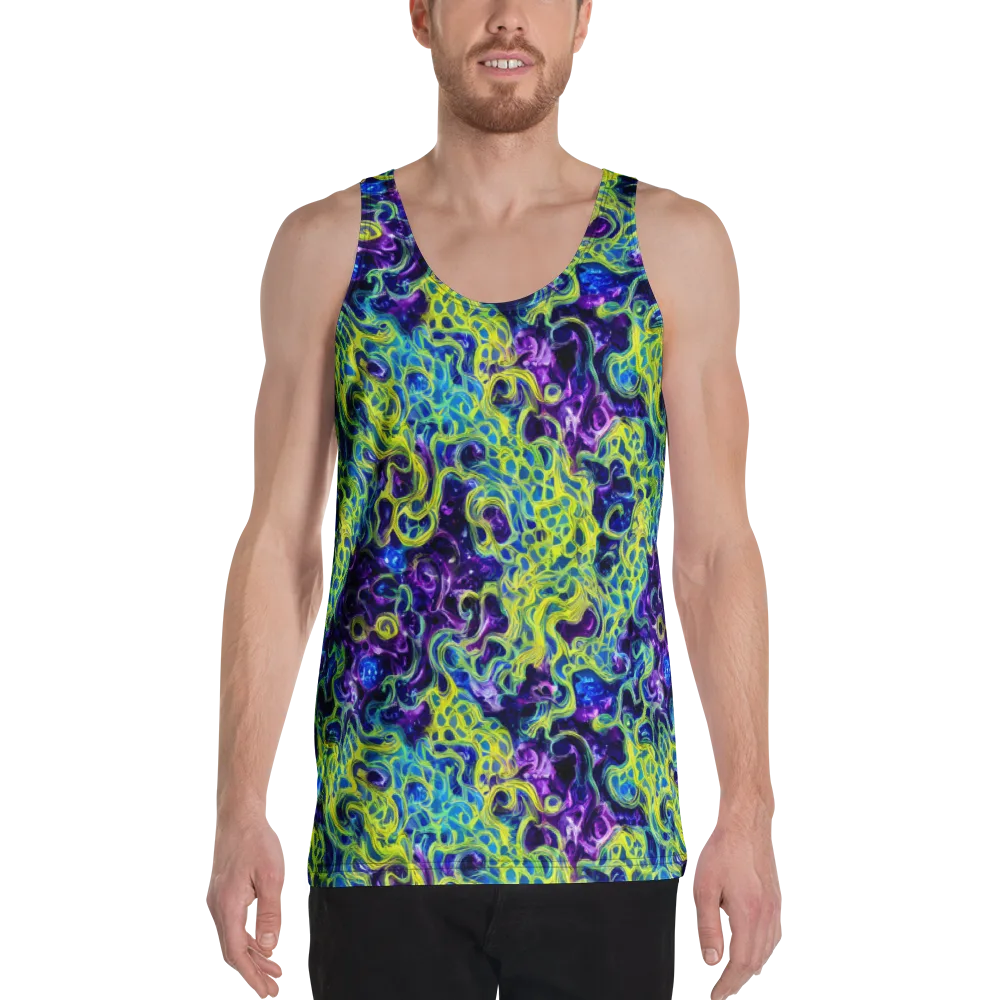Ultraviolet Maze on Men's Tank Top — Front