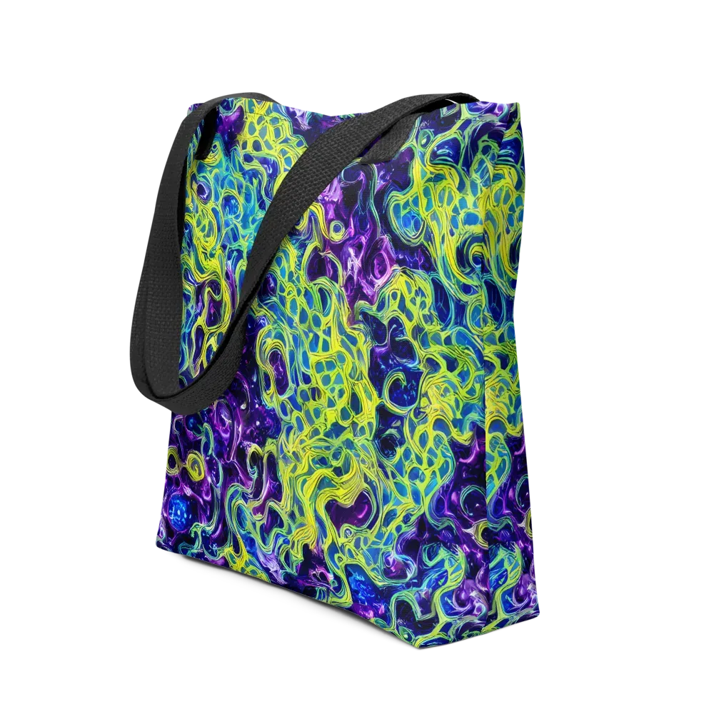 Ultraviolet Maze on Tote Bag — Front