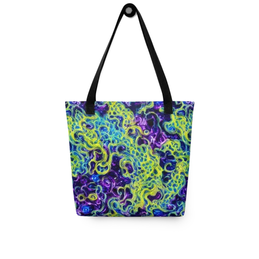 Ultraviolet Maze on a Tote Bag