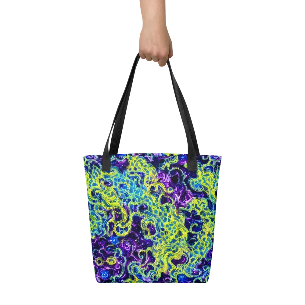 Ultraviolet Maze on Tote Bag — Front