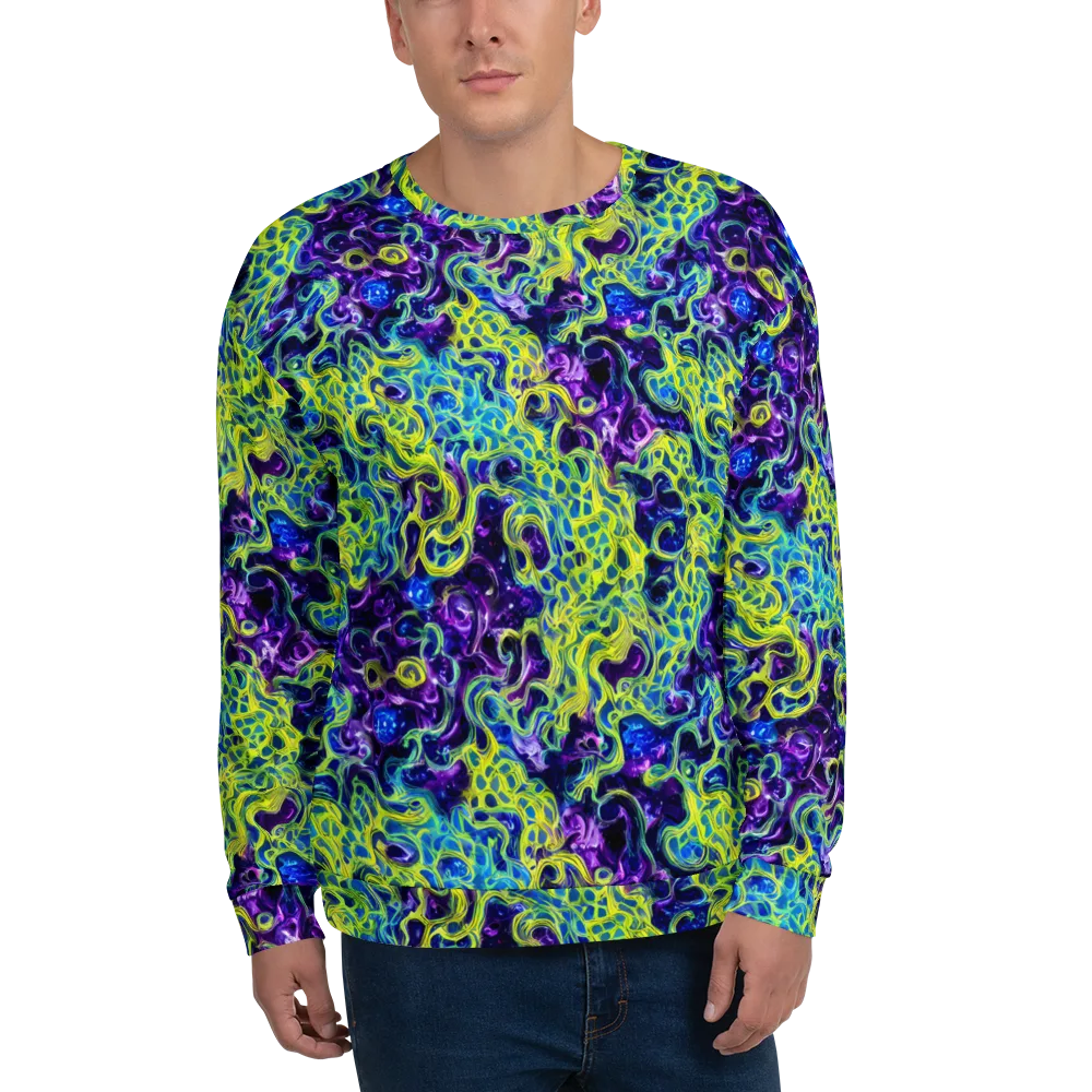 Ultraviolet Maze on Sweatshirt — Front